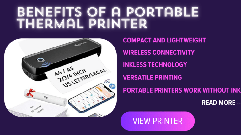 Best Portable Pocket Printer for Wireless Travel Printing | A Comprehensive Guide