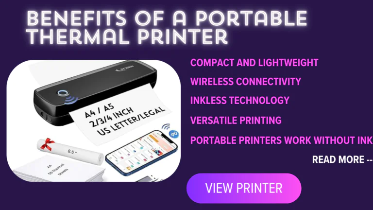 Best Portable Pocket Printer for Wireless Travel Printing | A Comprehensive Guide